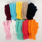 Coral Velvet Gloves Winter Full Finger Mittens Stretchy Touchscreen Solid Color Gloves for Teens Christmas Presents XUF — image 6 of 24