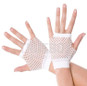 Punk Goth Candy Colors Net Gloves Without Fingers Lady Disco Dance Costume Lace Fingerless Mesh Fishnet Gloves — image 9 of 10