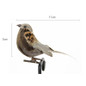 Foam Feather Artificial Birds Vividly Sparrow Garden Emulation Decoration Xmas Tree Robin Home Outdoor Yard Ornaments Randomly — image 4 of 15