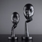 Modern House Decor Home Decoration Maison Accessories Thinker Mask Miniature Figurines for Living Room Office Corridor — image 12 of 14