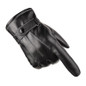 Mens Luxurious PU Leather winter Driving Warm Gloves Cashmere Gifts — image 13 of 24