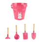 Beach Toy Outdoor Sand Play Bucket Toy with Shovel Rake Garden Planting Toy Bathtub Water Play Toy Kids Educational Toy — image 9 of 12