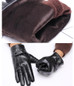 Mens Luxurious PU Leather winter Driving Warm Gloves Cashmere Gifts — image 17 of 24