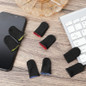 60pcs/50pcs/45pcs/40pcs/30pcs/20pcs Gaming Finger Sleeves Breathable Fingertips for Mobile Phone Game Controller Finger Thumb Sleeve Gloves Carbon Fiber Anti-Sweat Seamless Touch Screen Finger Covers — image 15 of 34