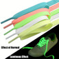 1 pair of luminous shoelaces, for sports shoes men's and women's sports shoes, reflective shoelaces — image 5 of 19