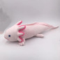 Cute Axolotl Soft Stuffed Plush Toy Realistic Simulation Ambystoma Mexicanum Pink Dinosaur Animal Model Doll For Kids Audlt Gift — image 10 of 15