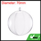1~24pcs Clear Plastic Fillable Ornaments Ball Christmas DIY Craft Ball Bauble Ornament for Christmas Wedding Party Home Decorations — image 36 of 51