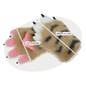 Girls Winter Gloves Soft Mittens with Cartoon Tiger Paw Shape Thicken Mittens — image 8 of 12