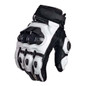 Leather Motorbike Motorcycle Gloves Knuckle Shell Protection Summer — image 6 of 10