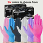 Premium Nitrile Gloves - Food Grade, Waterproof & Slip-Resistant Disposable Gloves — image 5 of 13