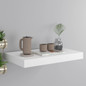 Minimalist White MDF Floating Shelf | Single Tier Display for Modern Home Decor — image 7 of 8