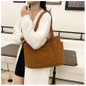 Stylish Corduroy Tote Bag for Women Large Capacity Commuter Shoulder Bag Minimalist Design Crossbody Bag Fashionable and Versatile — image 46 of 61