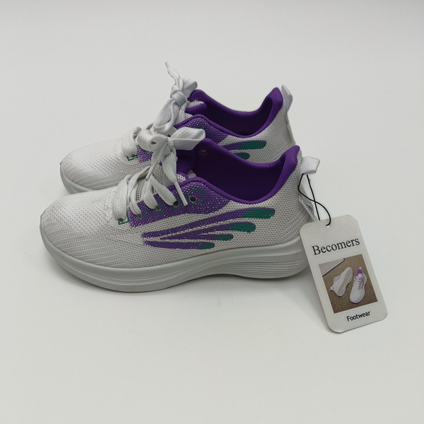Becomers Footwear Breathable knitted sports shoes with thick sole and anti-slip design — image 1 of 7