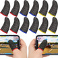 60pcs/50pcs/45pcs/40pcs/30pcs/20pcs Gaming Finger Sleeves Breathable Fingertips for Mobile Phone Game Controller Finger Thumb Sleeve Gloves Carbon Fiber Anti-Sweat Seamless Touch Screen Finger Covers — image 4 of 34