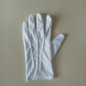 Professional Cotton White Gloves for Ceremonies and Performances - Non-Slip, Breathable, with Three-Stripe Design — image 6 of 7