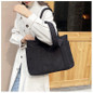 Stylish Corduroy Tote Bag for Women Large Capacity Commuter Shoulder Bag Minimalist Design Crossbody Bag Fashionable and Versatile — image 49 of 61