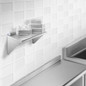 12-in Deep NSF Stainless Steel Kitchen Wall-Mount Shelves — image 4 of 7