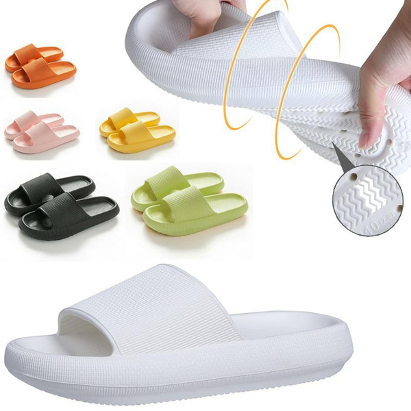Cloud Slippers Soft Slide Sandals for Women Men Non-Slip Shower Shoes Bath Slippers Summer Beach Slides — image 1 of 25