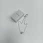 XIXYANGRIU Necklaces [jewellery] Silver Chain Necklace with Exquisite Pendant, Fashion Jewelry with Gift Box — image 4 of 8