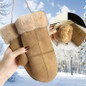1 Pair of Outdoor Snowboarding Riding Gloves, Winter Warm Touchscreen Gloves, Windproof Fingerless Ski Gloves — image 19 of 19