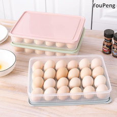 YouPeng Kitchen 24-compartment Refrigerator Egg Box Fresh-keeping Box Plastic Portable Food Storage Box(1PCS/2PCS) — image 3 of 12