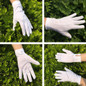 Adult White Gloves for Ceremony School Boys and Girls White Elastic Gloves — image 6 of 10