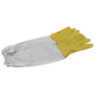 Beekeeping Gloves Protective Sleeves Ventilated Sheepskin and Canvas Anti Bee for Apiculture Beekeeping Gloves — image 8 of 9