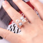 Women Accessories Jewelry Simple  Opening Adjustable Ring Gift — image 7 of 11