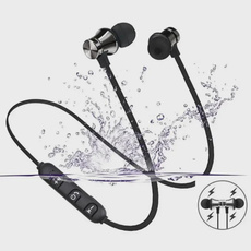 Sports Magnetic Bluetooth Earphone in Ear Wireless Neckband Headphones Stereo Music Headset with Mic for Samrtphones — image 3 of 12