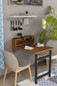Creative Solid Wood Folding Wall Mounted Kitchen And Balcony Retractable Dining Table Sundries — image 18 of 19