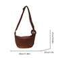 Modern Small Corduroy Crossbody Bag for Women Messenger Bag for Work Travel — image 7 of 15