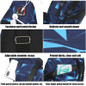 Personalized Pattern Multifunction Shoulder Crossbody Bag for Men Short Travel Messenger Chest Bag Light Outdoor Sport Recreation Lovers Single Shoulder Bag — image 16 of 29