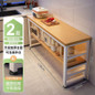 Multifunctional Kitchen Storage Cabinet with Microwave Stand and Cutting Board — image 46 of 58