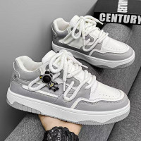 Trendy Chunky Sole Skate Shoes for Men - Casual Streetwear Sneakers — image 2 of 9
