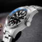 Automatic Watches For Men Stainless Steel Nh35A Movement Diver 200 M Luminescent Dial Analog Dress Watch — image 8 of 9