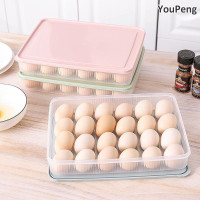 YouPeng Kitchen 24-compartment Refrigerator Egg Box Fresh-keeping Box Plastic Portable Food Storage Box(1PCS/2PCS) — image 2 of 12