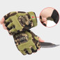 4 Colors Army Combat Military Fitness Anti-slip Breathable Half Finger Fingerless Tactical Gloves — image 8 of 16
