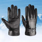 Mens Luxurious PU Leather winter Driving Warm Gloves Cashmere Gifts — image 16 of 24