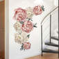 Individual Peony Rose Flower Wall Art Sticker Nursery Kids Room Decal Background Home Decor DIY — image 6 of 10