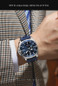Luxury Trendy Man Wristwatch Square Dial Waterproof Luminous Date Week Men Watch Simple Business Quartz Leather Men's Watches Reloj — image 16 of 31