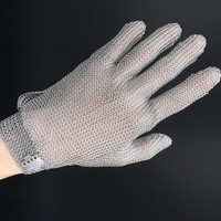 Stainless Steel Chainmail Gloves - Level 9 Cut Resistant Protection for Butchering, Boning & Food Processing — image 2 of 7