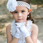 Fashion Party Accessories White Gloves for Little Girl Birthday Celebrations — image 7 of 9