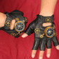 Vintage Gothic Gloves Industrial Age Half Finger Gloves Stage Shows — image 8 of 12