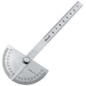 Stainless Steel Round Head 180 degree Protractor Angle Finder Rotary Measuring Ruler Machinist Tool 10cm Craftsman Ruler — image 13 of 13