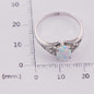 White Fire Opal 925 Sterling Silver Fashion Jewelry Ring Size 5 6 7 8 9 10 11 — image 4 of 4