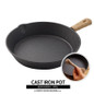 Cast Iron Skillet for Camping and Grilling - Pre-Seasoned Non-Stick Frying Pan for Steak, Home Kitchen, and Outdoor Cooking — image 9 of 12