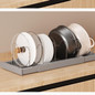 Adjustable Kitchen Pot and Pan Rack - Expandable Countertop or Cabinet Organizer for Cookware, Lids, and Dishes — image 8 of 9