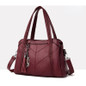 Women’s Bag New Portable Large-capacity Soft Leather Retro Slung Shoulder Bag Middle-aged Mother Backpack. — image 9 of 18