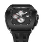Mens Watches Quartz Watches For Men Waterproof 50M Analog Luxury Tonneau Watch Chronograph Calendar Date MenS Dress Business Work Watch Large Square Face Wristwatch — image 7 of 9