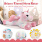 43 Inch Rainbow Pink Unicorn Stuffed Animal With Wing, Giant Stuffed Unicorn Plush Toys For Girls Kids Boys Women,Soft Plushie Gifts For Valentines Day,Valentine, Birthday Party — image 6 of 7
